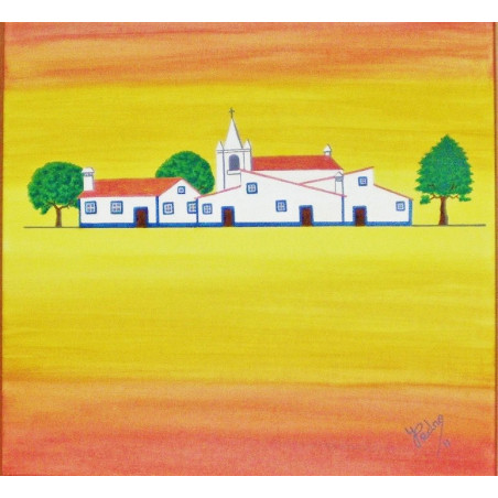 Quadro de aldeia alentejana